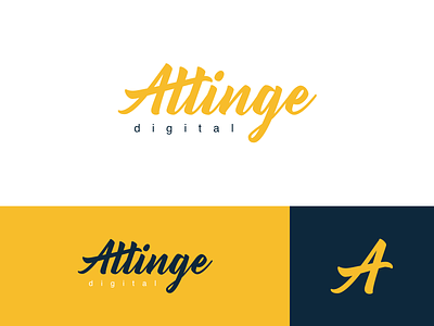 Attinge Digital Logo brand branding branding design id logo logo design logo designs logos logotipo logotipos logotype logotypes