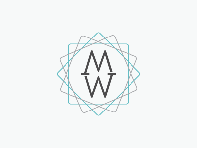 MW final-ISH black blue final grey ish logo m maggie mw never w waldron