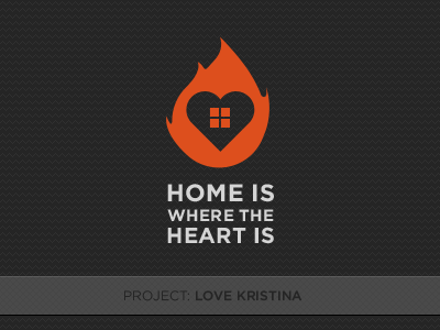 Project: Love Kristina black grey heart home king kristina love orange project rogie