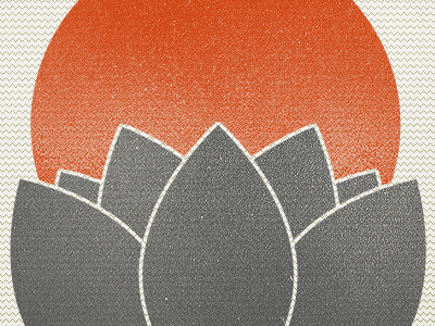 Lotusun black grey japan japanese lotus orange pattern poster red rising shirt sun tan texture wallpaper
