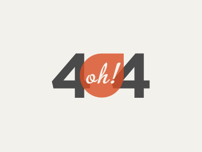 4 oh! 4 404 black error grey orange page red tan web
