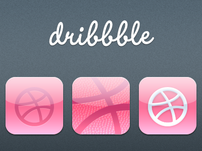 Dribbble Icons 4 ball basket dribbble icons iphone iphone4 pink texture white