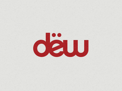 dëw branding chalet dew logo mark personal