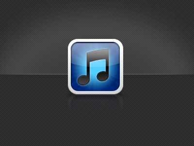 iTunes 10 for iPhone 10 black blue controversial grey icon iphone ipod itunes silver