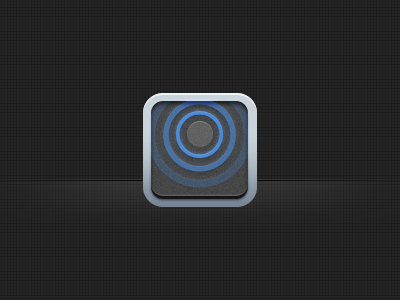 Controlofone Icon apple black blue controlofone grey icon ios iphone ipod silver touch white