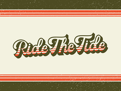 QUARANTINE DIARIES // PT. 1 - Ride The Tide beachy branding covid covid 19 covid19 design graphic graphicdesign illustration logo logo design logodesign retro retro design retro font retro logo typography