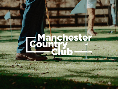 LOGO DESIGN // Manchester Country Club branding design golf golf club golf course golf logo golfing initials logo logo logo design logo designer logodesign vector