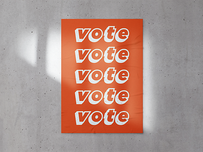 CREATIVES FOR CHANGE // Vote Series Poster