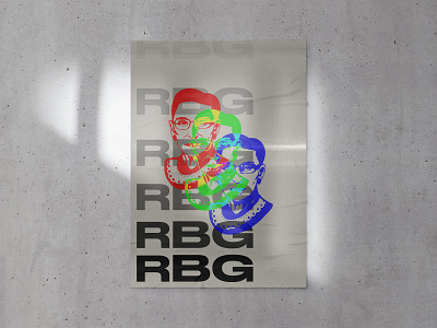 CREATIVES FOR CHANGE // RBG Poster 2020 branding covid creatives for change design illustration logo photocopy poster poster a day poster art rbg retro rgb ruth bader ginsburg typography vote 2020