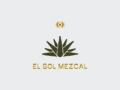 Mezcal Logo alcohol beachy bottle branding design illustration label labeldesign logo logo design logo designer logodesign mezcal tequila typography vector
