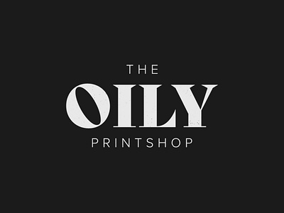 LOGO DESIGN // THE OILY PRINTSHOT branding design illustration logo logo design logo designer logo designs logodesign typography vector