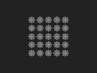 SNOWFLAKES branding design geometric illustration logo design logo designer logodesign pattern snow snowflake snowflakes winter