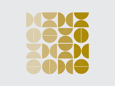 WEEKLY WARMUP // #60 bauhaus bauhaus100 branding circles design grain illustration modern modern design modernism pattern pattern art vector