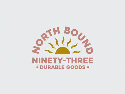 North Bound '93 apparel logo beachy branding california design illustration logo logo design logo designs logodesign typography
