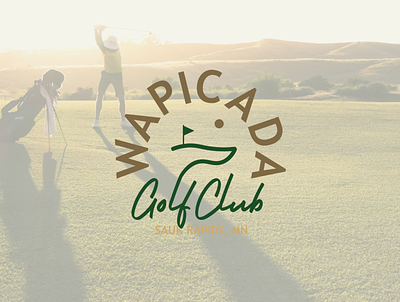 APPAREL DESIGN FOR WAPICADA GOLF CLUB branding design golf golf club golf course golf logo illustration logo logo design logodesign