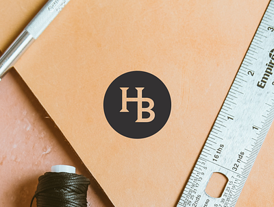 Hide & Barrel Logo Development branding design illustration leather leather company leather logo logo logo design logodesign typography
