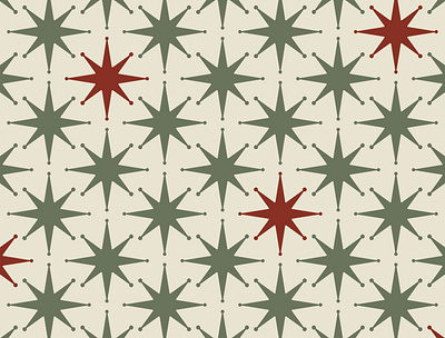 WEEKLY WARM-UP // #88 70s bauhaus branding christmas design dribbble dribbble weekly warmup illustration mcm mcm pattern midcentury modern midcenturymodern paper pattern vintage wallpaper weekly warmup wrapping paper