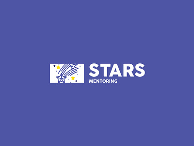 STARS Mentoring Logo Concept #1 brand branding design illustration kids logo logo design logodesign mentor mentoring program school shooting star space star star logo stars