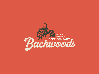 Backwoods Beer Company Logo Design beer beer can beer logo branding brewery brewery logo design hops illustration logo logo design logodesign minnesota pine trees trees typography woods