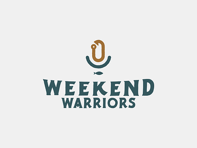 Weekend Warriors Podcast Logo Concept