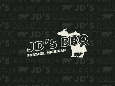 JD'S BBQ Logo Redesign Concept