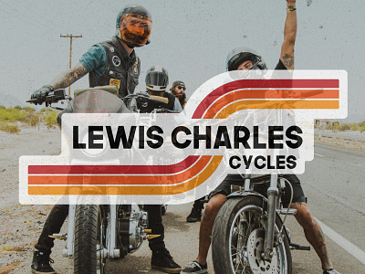 LEWIS CHARLES CYCLES PT. 4 beach beachy branding california custom design illustration logo logo design logo design branding logo designs logodesign motorbike motorcycle motorcycle art motorcycles motorsport typogaphy vintage vintage logo