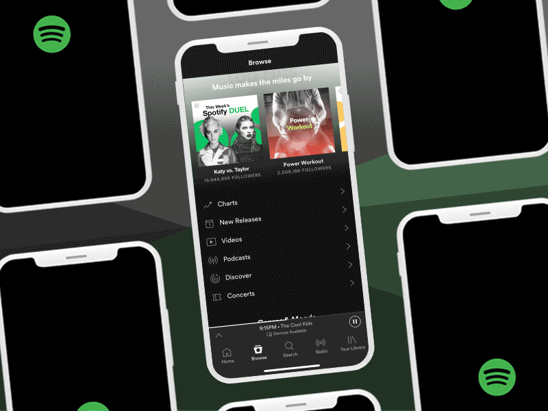 April  |  Spotify Duels Concept