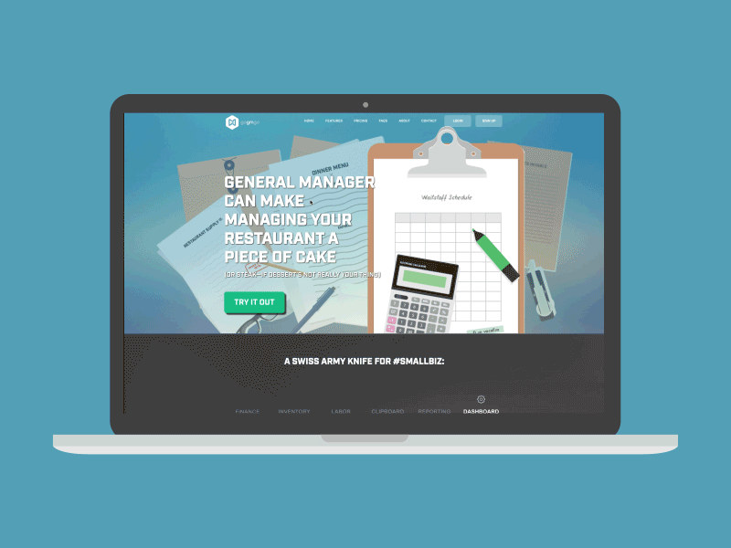 General Manager Website Draft branding design responsive design ui vector visual design website