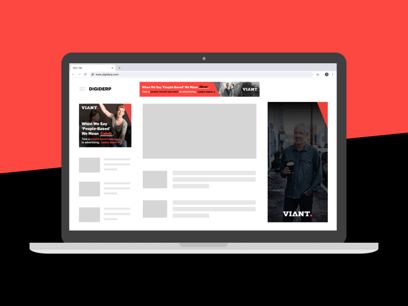 Viant Digital Display Ads branding design display ad