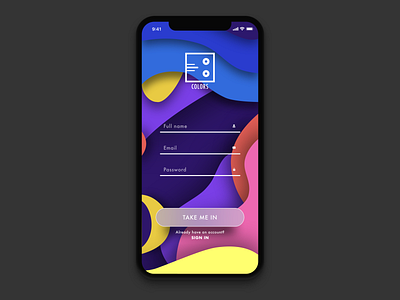 Sign Up page Daily UI 001