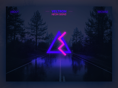 Neon Brand Website