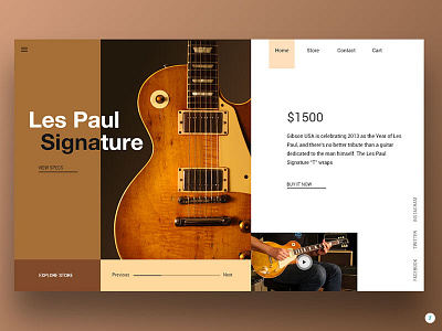 Lespaul design designer dribbble interface landing page ui ui design ux webpage wireframe