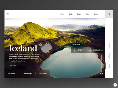 Finland design designer dribbble interface landing page ui ui design ux webpage wireframe