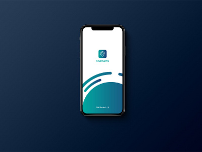 FindThePro Start page brand identity icon logo ui userinterface ux