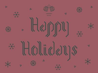 Happy Holidays blackletter custom custom type design holiday type typography vector