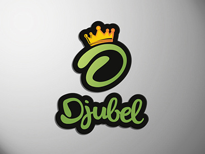 Djubel branding crown identity king logo