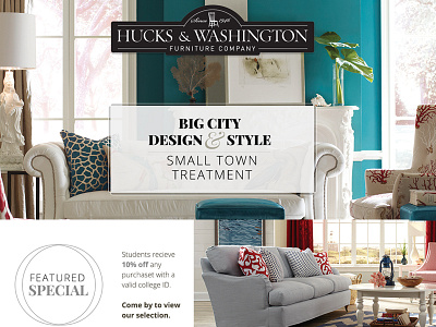 Hucks & Washington Furniture Company bootstrap catalog furniture myrtle beach serif