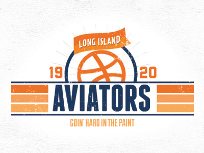 Long Island Aviators basketball dribbble goin hard in the paint long island aviators