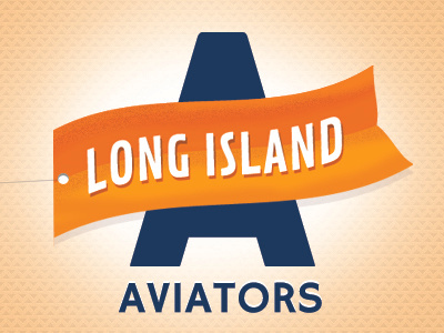 Long Island Aviators dribbble logo long island aviators plane playoff rebound