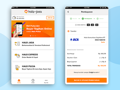 Mobile Apps : Marketplace Pencari Jasa dengan Penyedia Jasa app branding design marketplace mobile apps