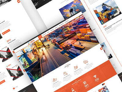 Indonesia-based company that manages container terminals design ui ux website