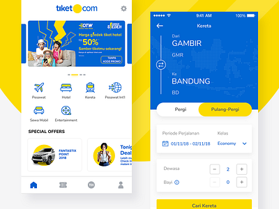 Tiket.com App Redesign