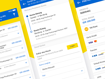 Tiket.com App Redesign ( Train ticket booking form) app branding design mobile apps ui ux web