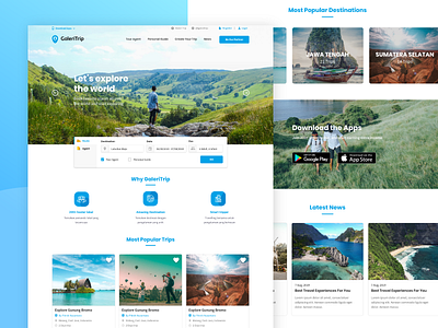 Marketplace Travel Indonesia marketplace ui ux web website