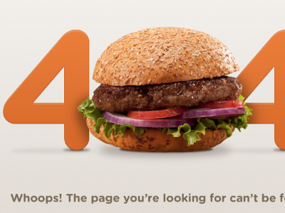 Missing Burger 404 brb burger