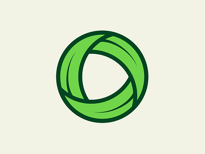 Blades of Grass (Unused Mark) circle connected grass logo