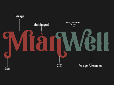 Virago Alternates alternates branding caligraphy classic design font handlettering illustration lettering logotype multilingual music new font typography