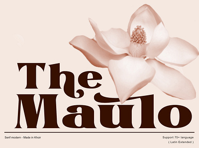 The Maulo alternates badge font branding caligraphy design exlusive font font hipster font logo logo font logotype luxury font modern modern font new font retro royal font serif font typography vintage font