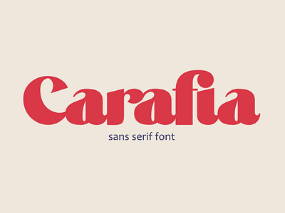 Carafia - Sans Serif Font