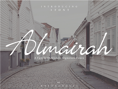 Almairah Signature Font